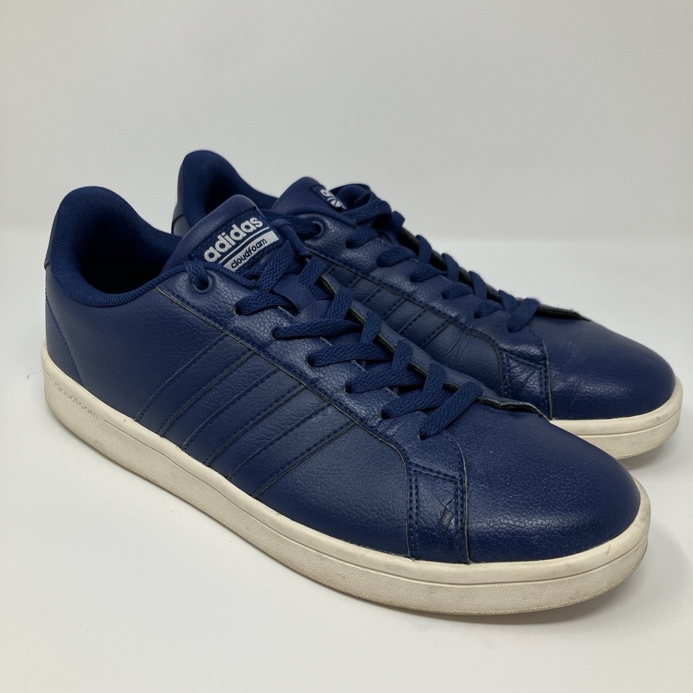 adidas Cloudfoam Advantage Clean Navy Blue Sneakers AW3923 Men's Size 10